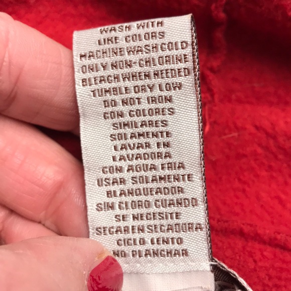 Red Fleece Vest - Picture 6 of 6